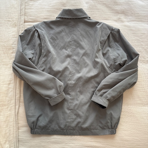 London Fog Golf Jacket Mens S Lightweight Breathable Grey Polyester/Nylon - Picture 2 of 4